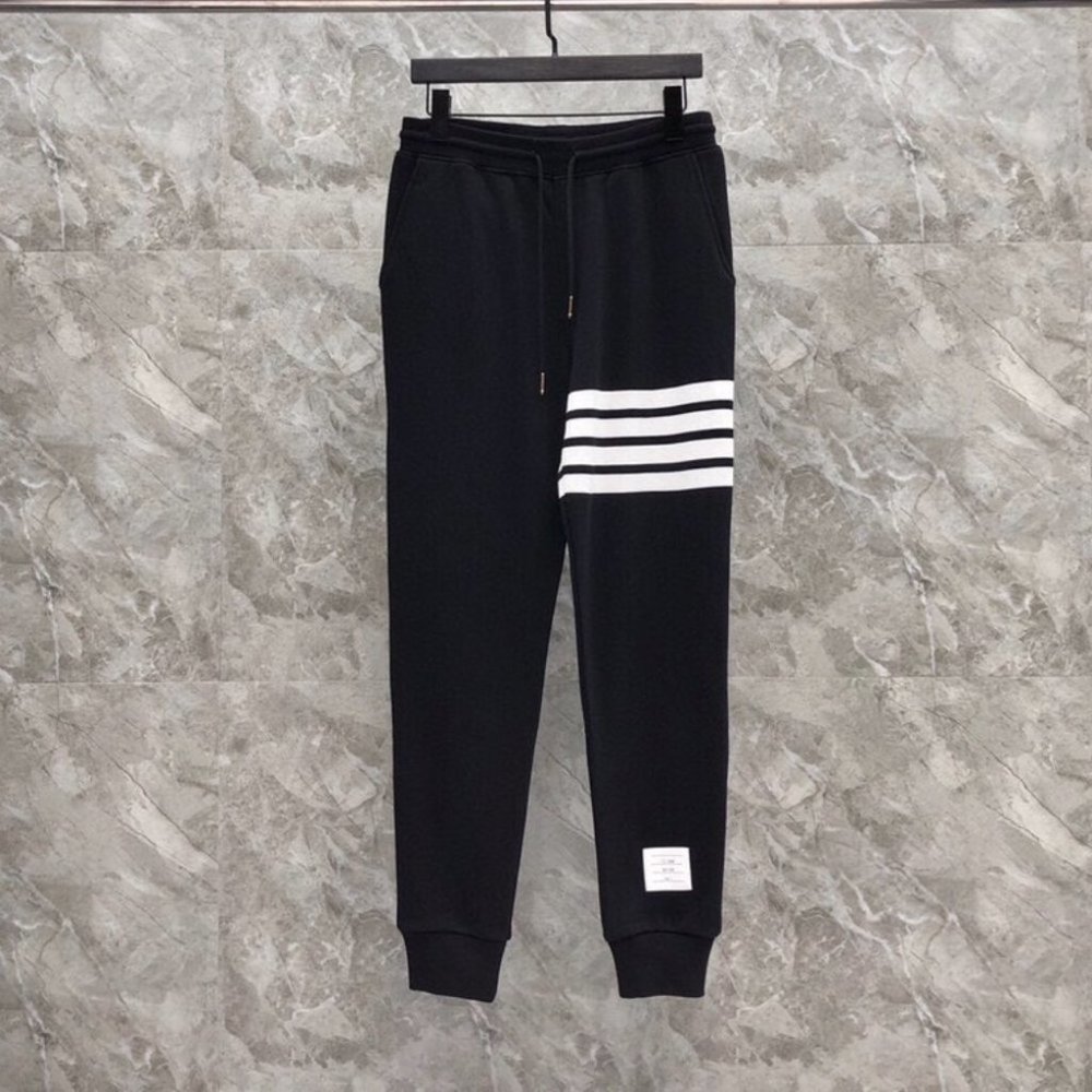 Thom Browne Double Face Knit Tonal 4-bar Sweatpants